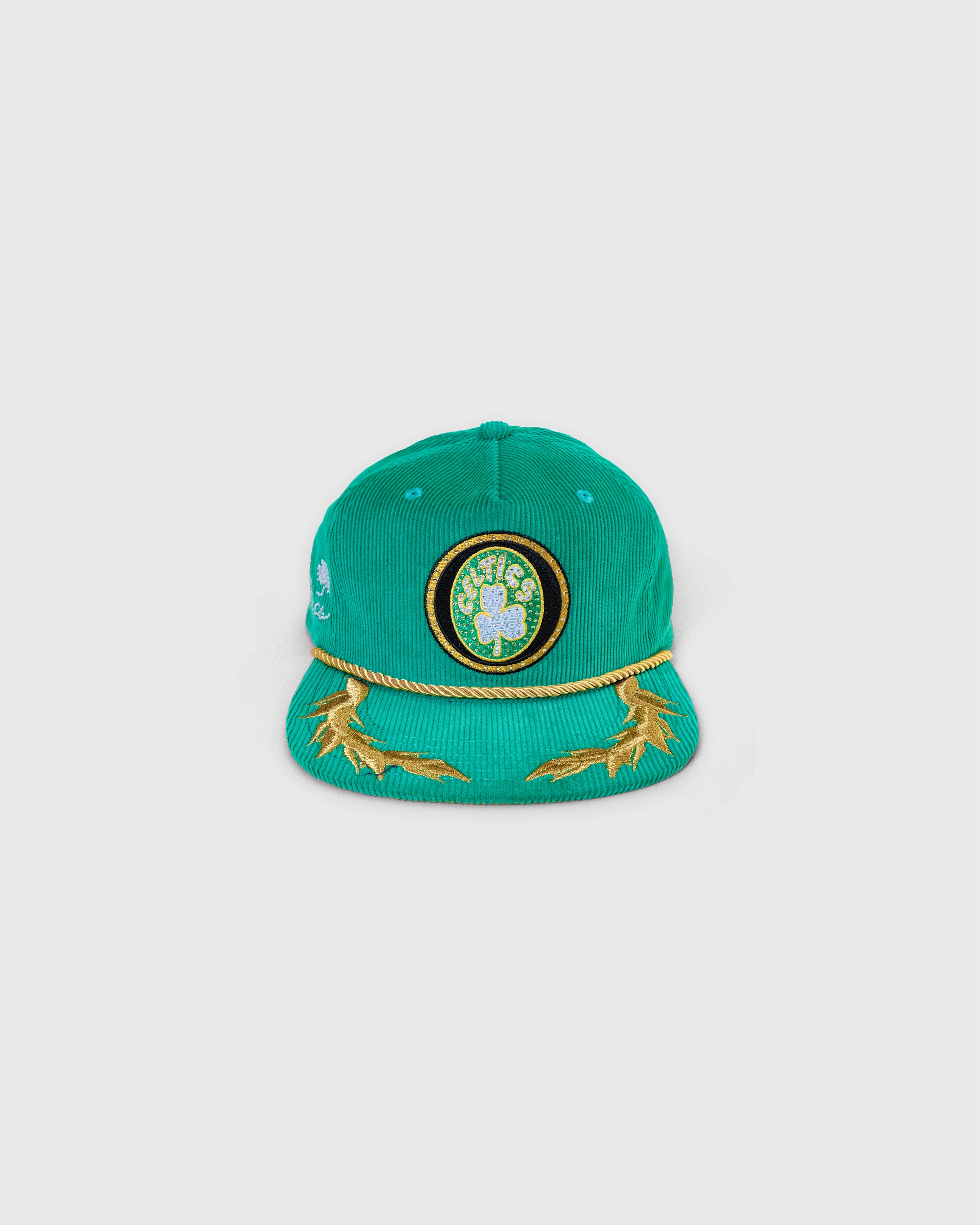 Boston Celtics Corduroy Rhinestone Snapback Hat