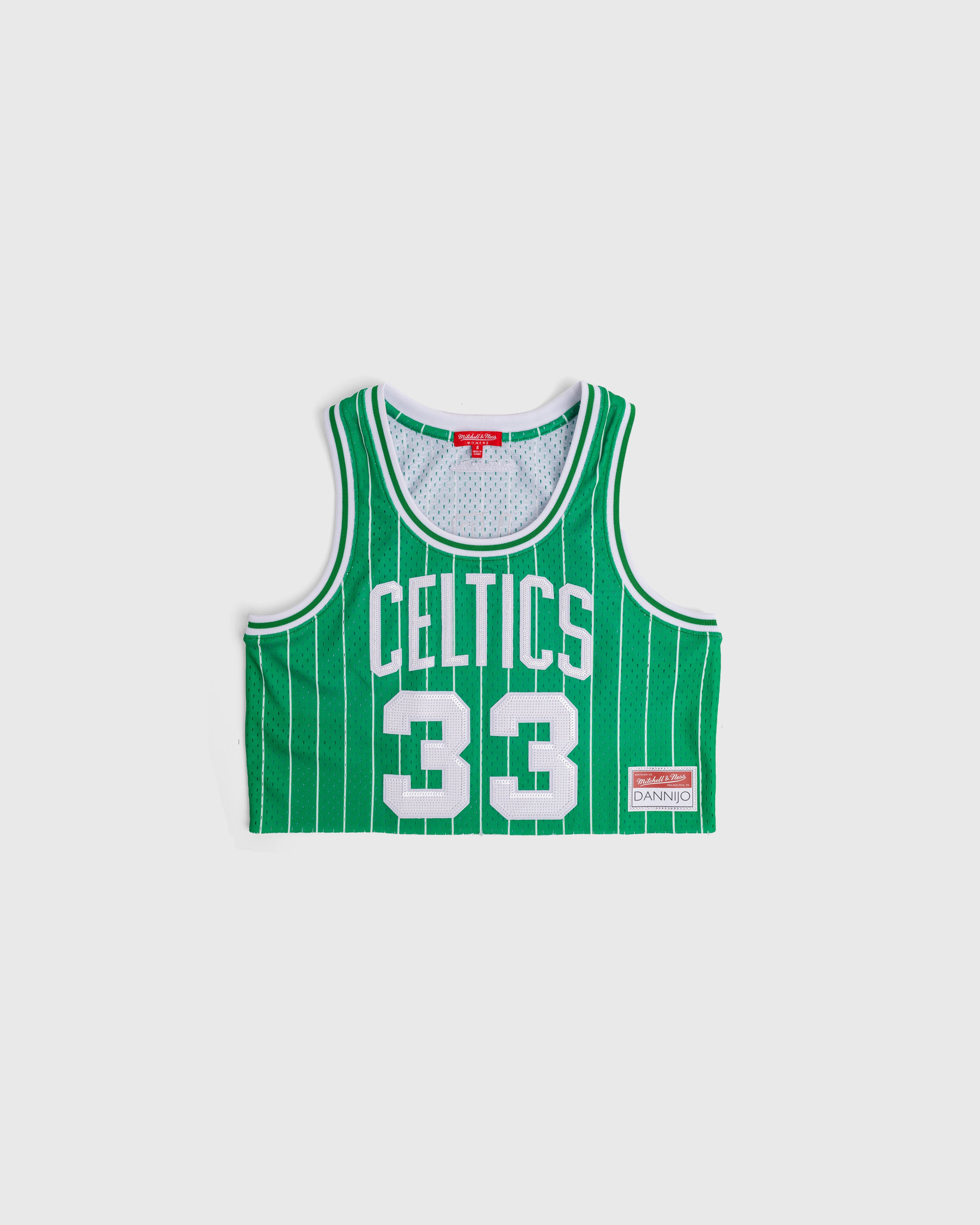 Larry Bird Boston Celtics Crop Jersey