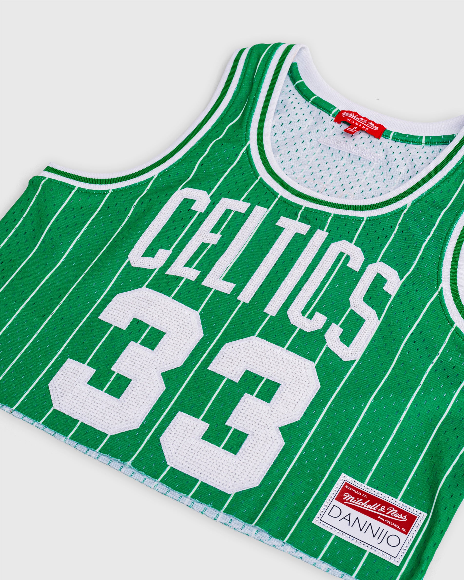 Larry Bird Boston Celtics Crop Jersey