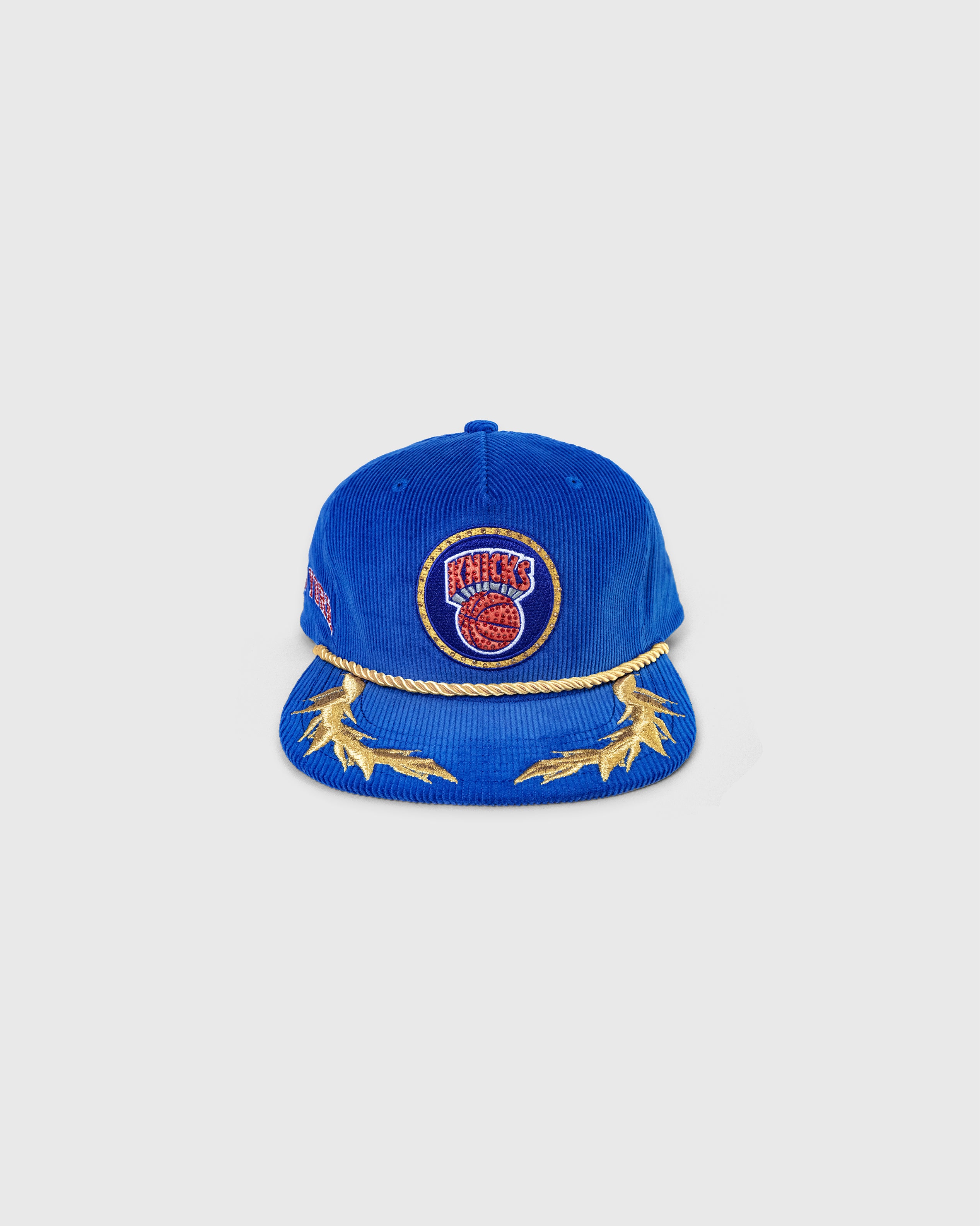 New York Knicks Corduroy Rhinestone Snapback Hat