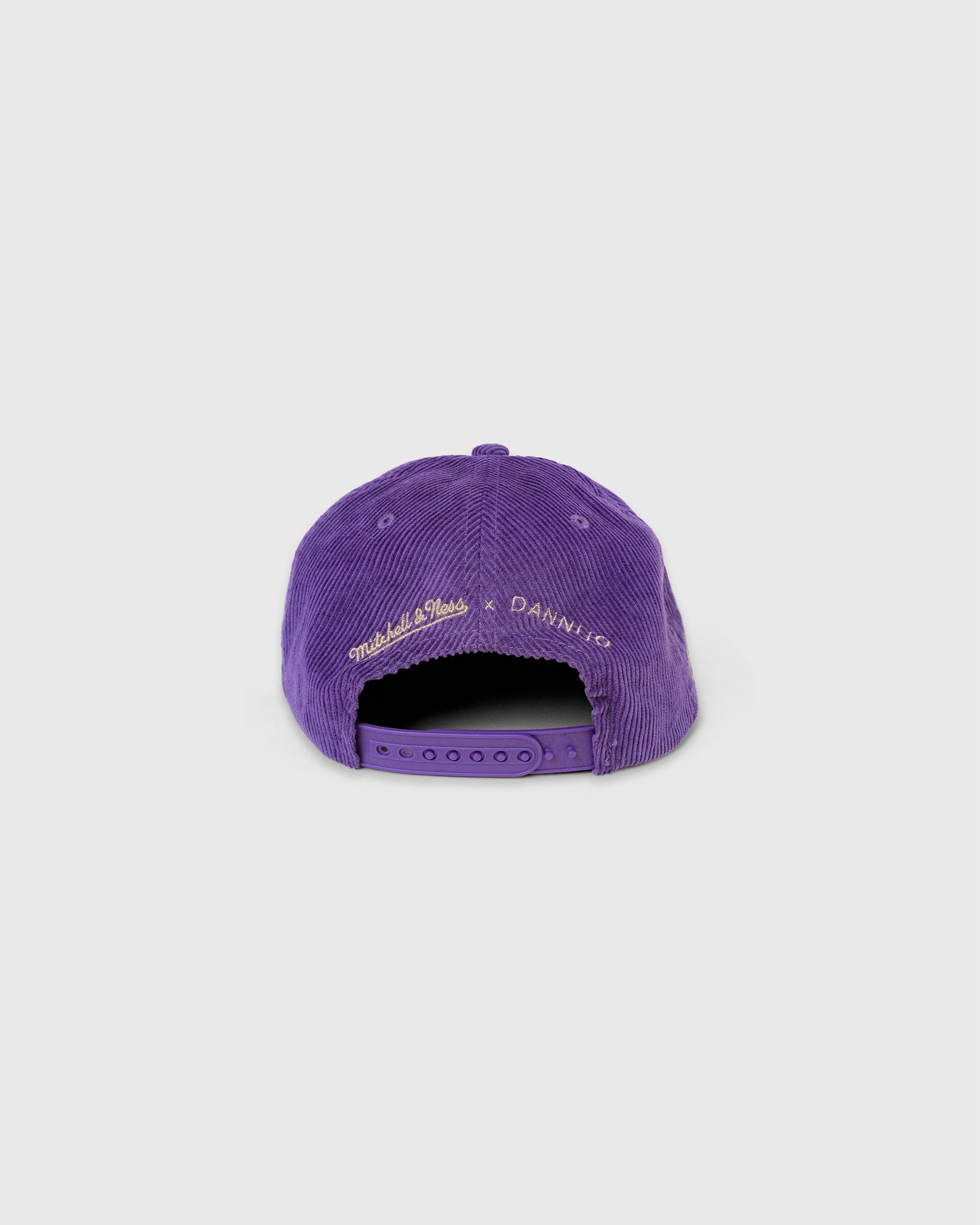 Los Angeles Lakers Corduroy Rhinestone Snapback Hat