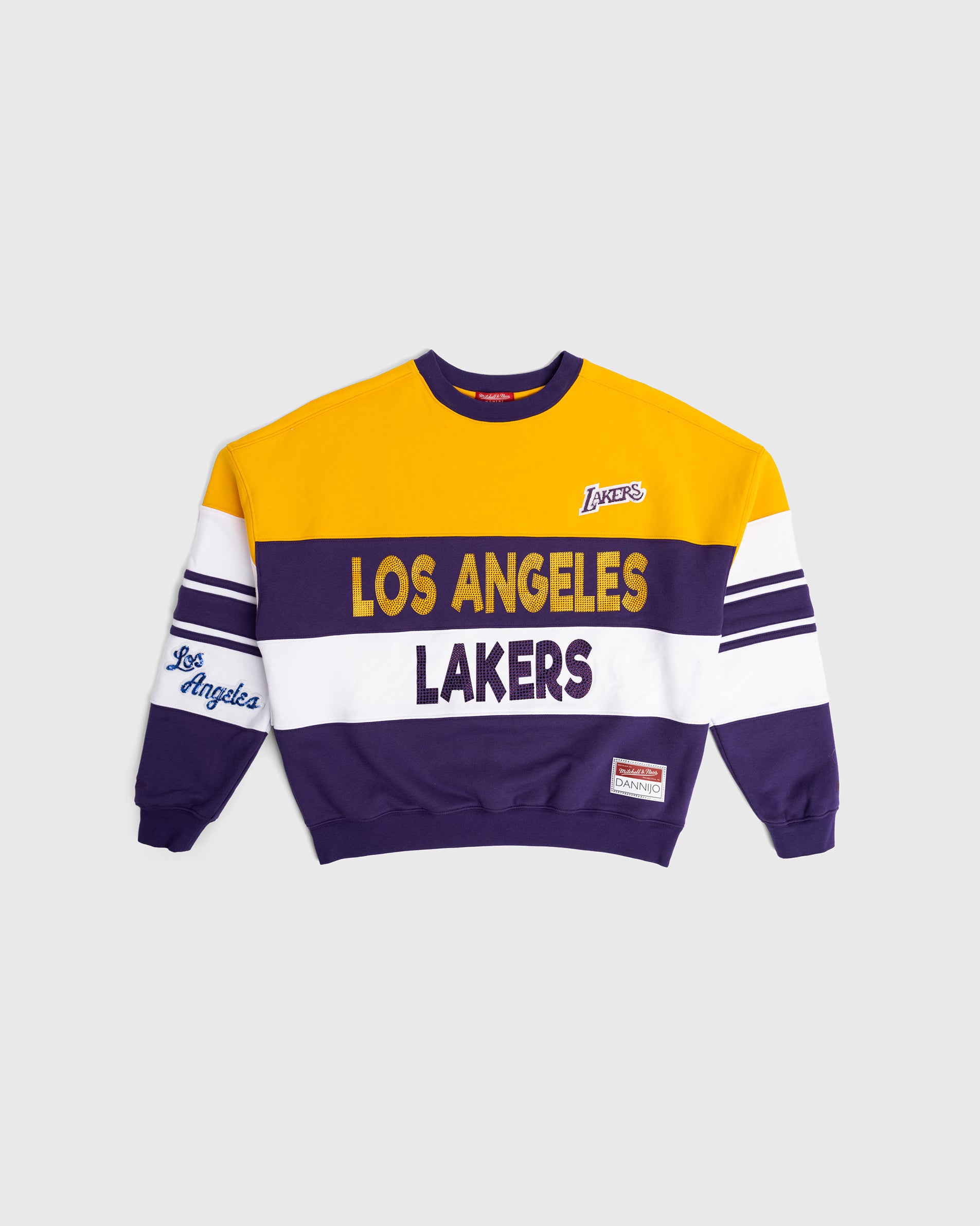 Los Angeles Lakers Blocked Crewneck Sweatshirt