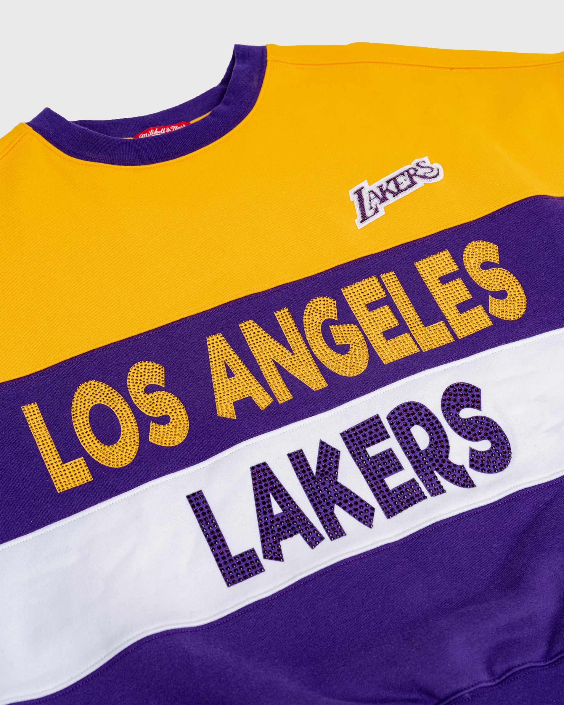 Los Angeles Lakers Blocked Crewneck Sweatshirt