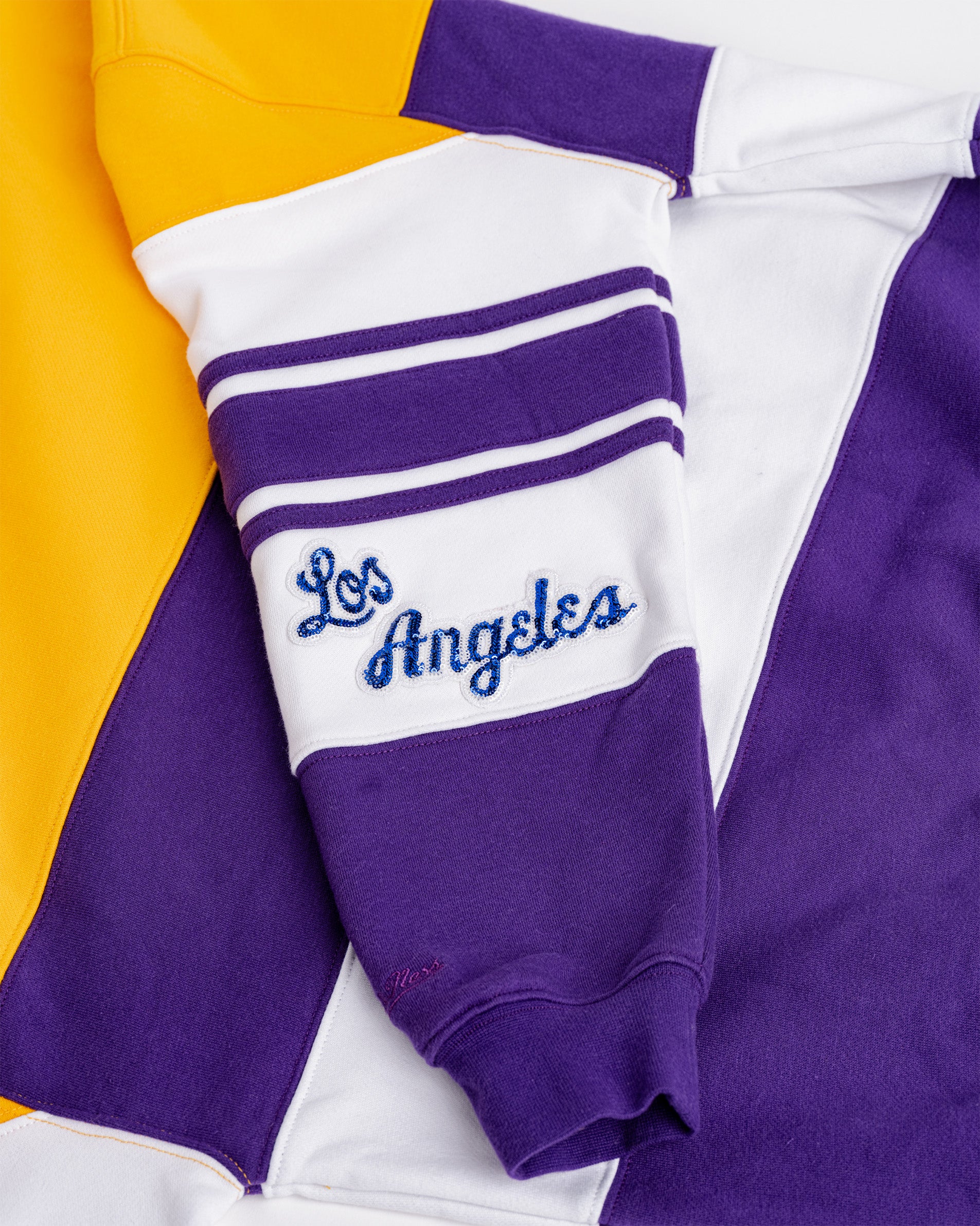 Los Angeles Lakers Blocked Crewneck Sweatshirt