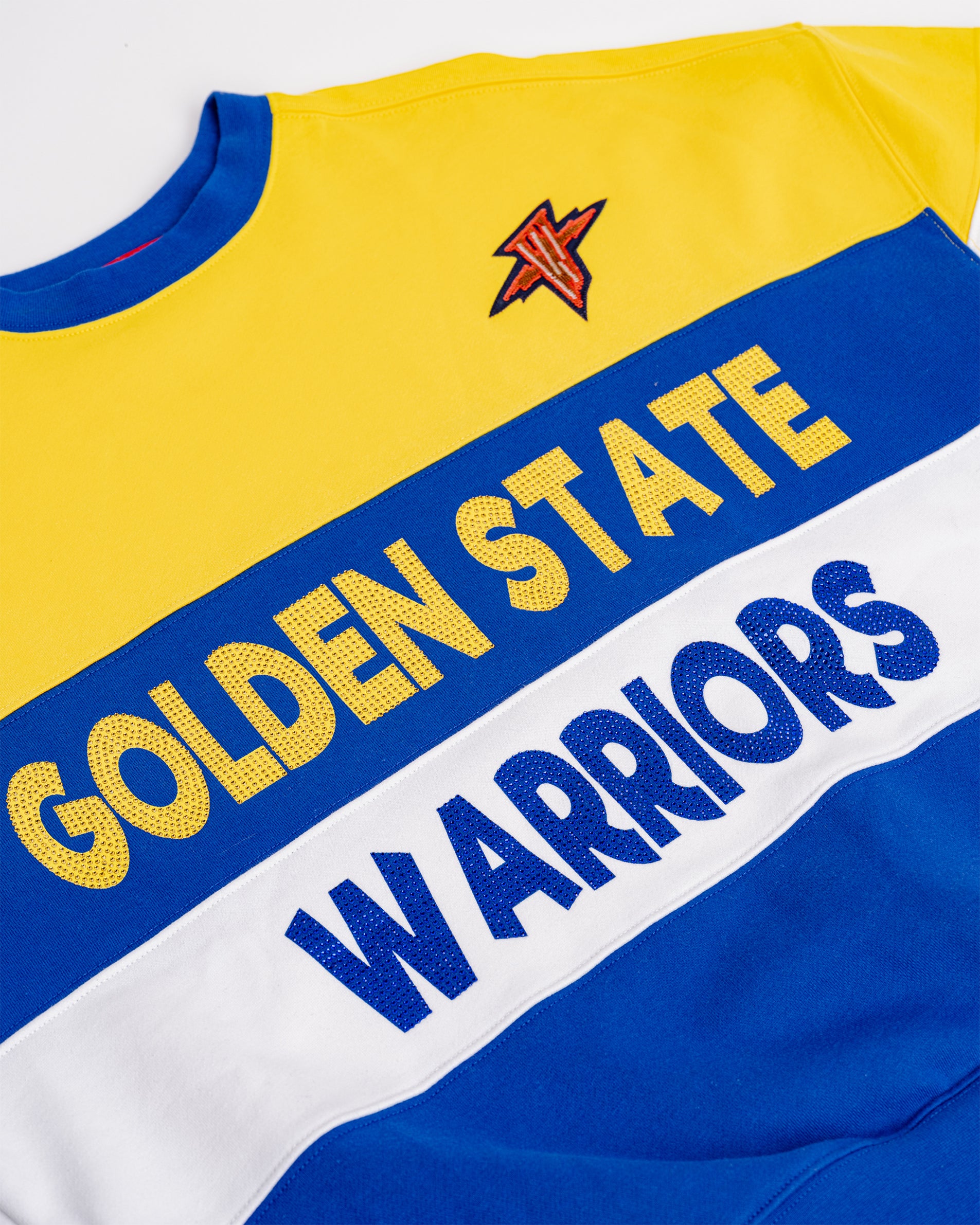 Golden State Warriors Blocked Crewneck Sweatshirt